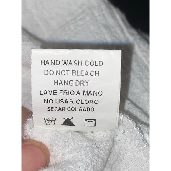 Tunic top Peasant Boho Embroidered Flared Sleeve Aztec SzM Crescent/Stitch Fix - Picture 5 of 5